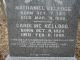 Nathaniel and Caroline Kellogg -- Grave Marker