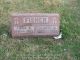 Albert and Anna Kessler Fisher -- Grave Marker