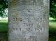 Goldsby Pulley -- Grave Marker