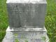 Baby Beckwith -- Grave Marker