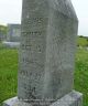 Lewis and Carrie Ennis Smith -- Grave Marker