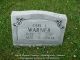 Carl Warner -- Grave Marker