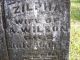 Zilpha Wilson -- Grave Marker