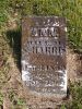 Ann Harris -- Grave Marker