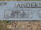 Frank and Emma Anderson -- Grave Marker